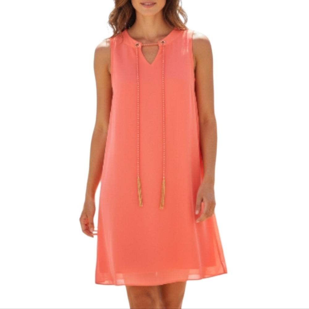 Frank Lyman Design Coral Midi Dress